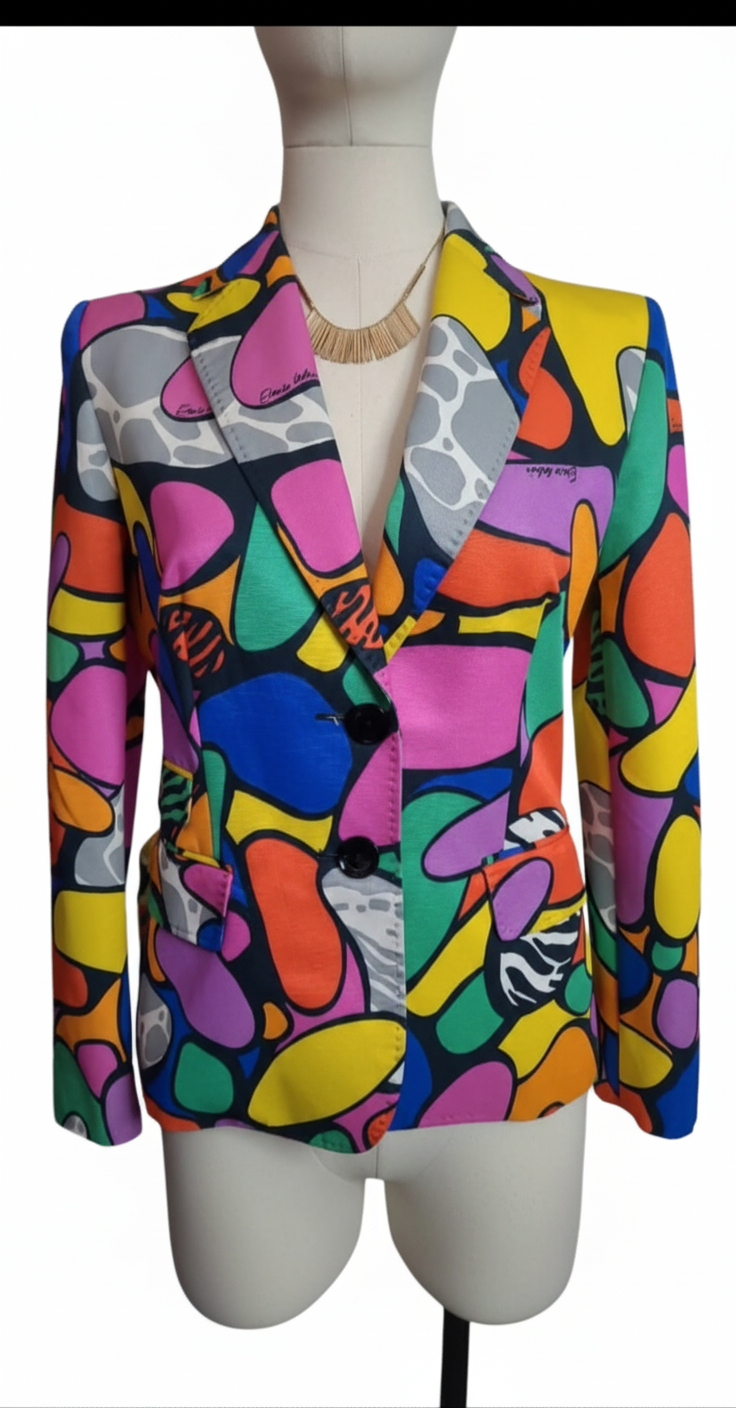 Veste Colorée Femme - Design Artistique signé Emilio Cavlin