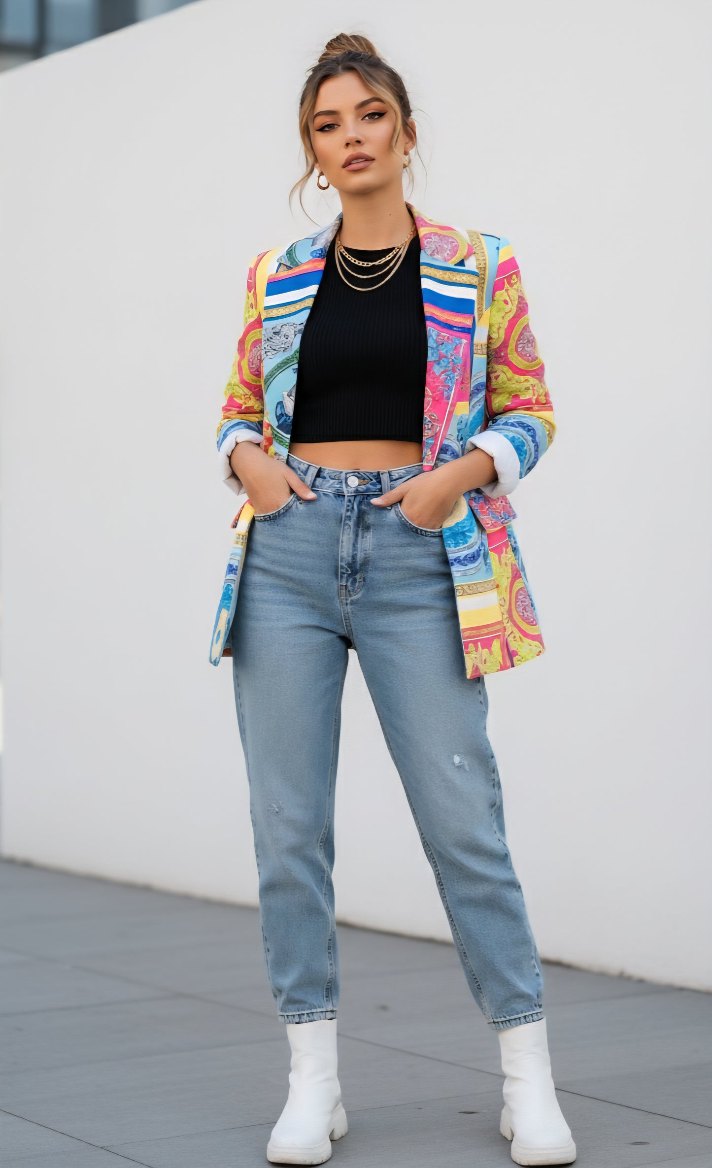 Veste Imprimée Baroque Multicolore - Copperose Paris