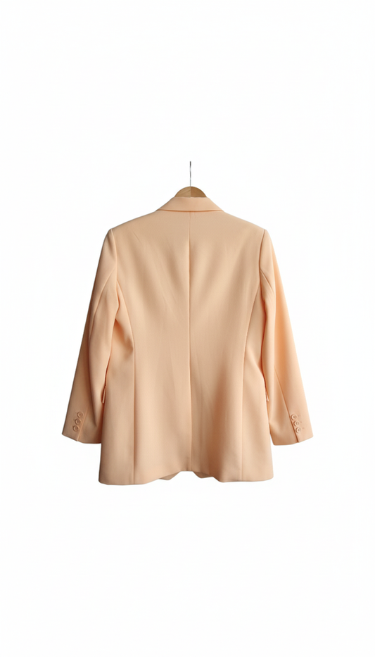 Veste Blazer Longue Pêche - Stradivarius
