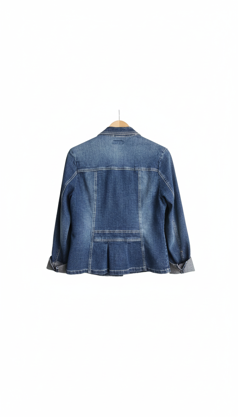 Veste en Jean Cintrée -