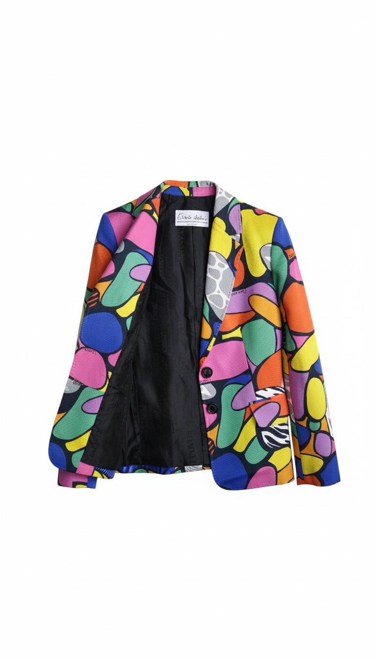 Veste Colorée Femme - Design Artistique signé Emilio Cavlin