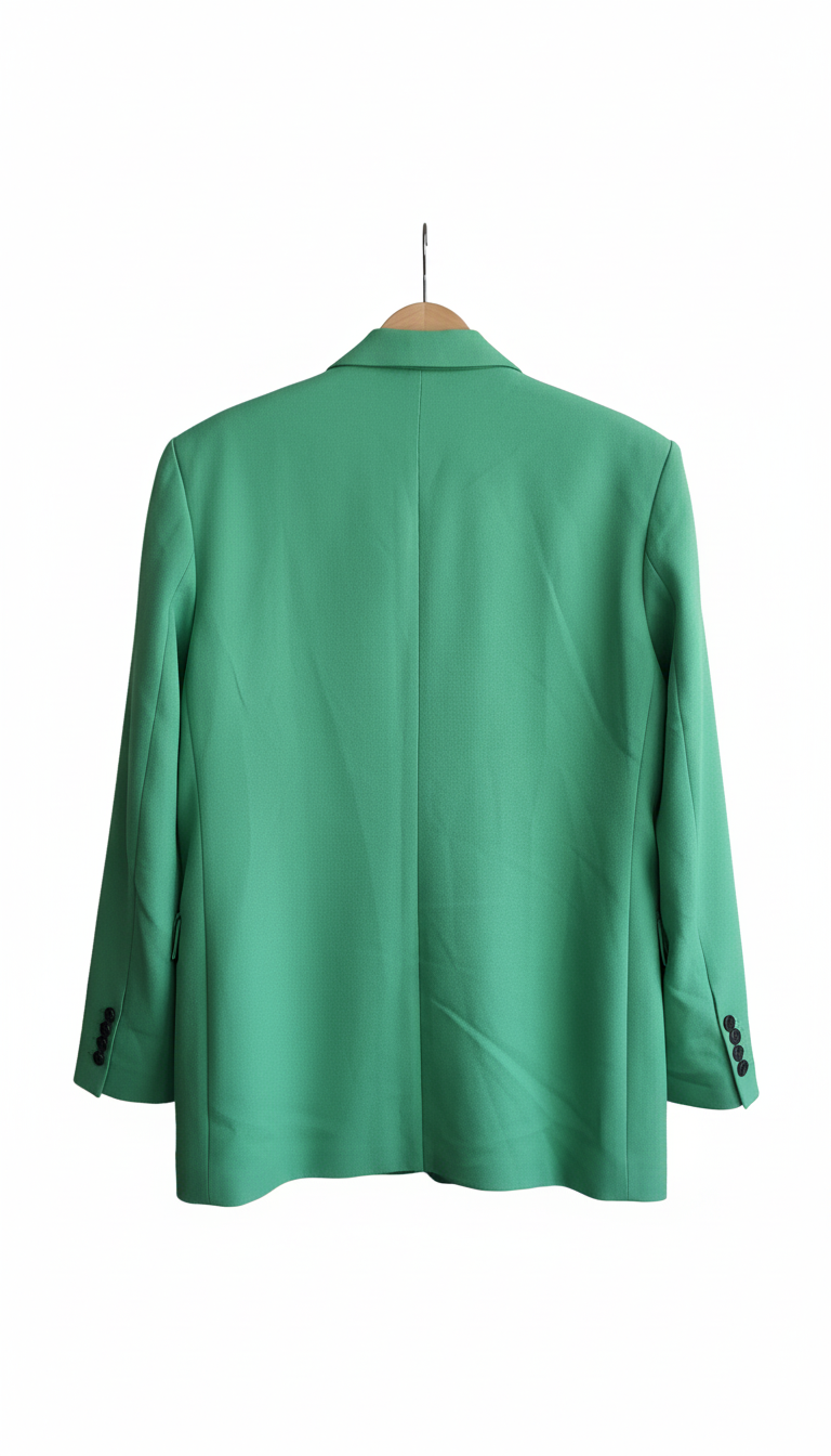 Veste Blazer Oversize Vert Émeraude - NA-KD